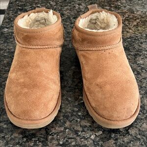 UGG Tan Kids Slippers